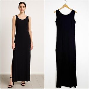 Theyskens’ Theory Black Maxi Formal Dress Low Back Size 8